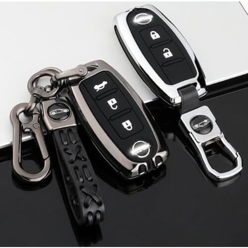 Galvanized Alloy Car Key Cover Case Keychain For Nissan Qashqai J10 J11 X-Trail t31 t32 kicks Tiida Pathfinder Murano Note Juke