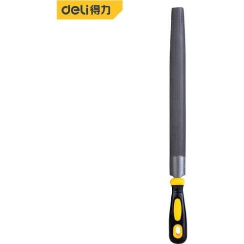 Deli DL66112 Middle Tooth Half Round File 12 Inches Hand Tools Filing Of Metal Wood Glass DIY Tools Grinding And Chamfering Tool