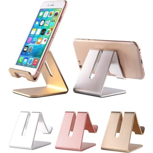 Mobile Phone Holder Stand Aluminium Alloy Metal Tablet Stand Universal Holder For IPhone X/8/7/6/5 Plus Samsung Phone/ipad