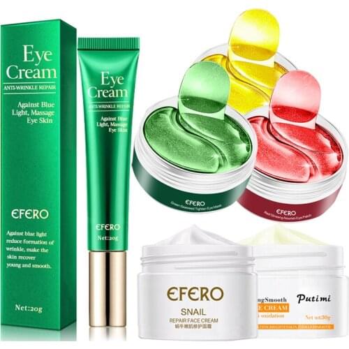 Crystal Collagen Gel Eye Mask Gold Anti-Aging Whitening Eye Patch Eye Cream Anti Wrinkle Remove Eye Bags Moisturizing Face Cream
