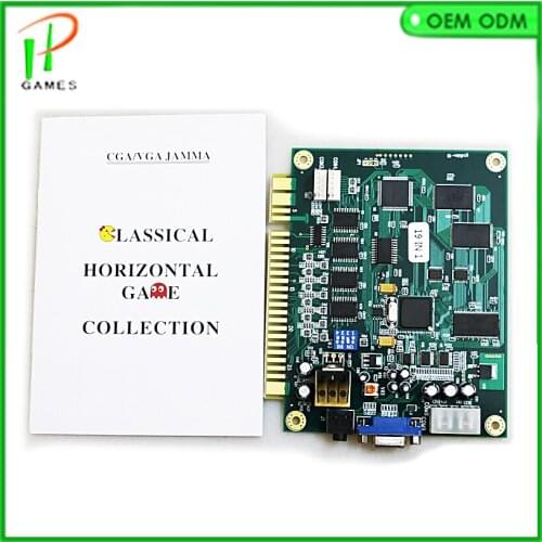 10 PCS Wholesale 19 in 1 Classical Arcade Games Board Horizontal Jamma Multi Game PCB Suppotr CGA VGA