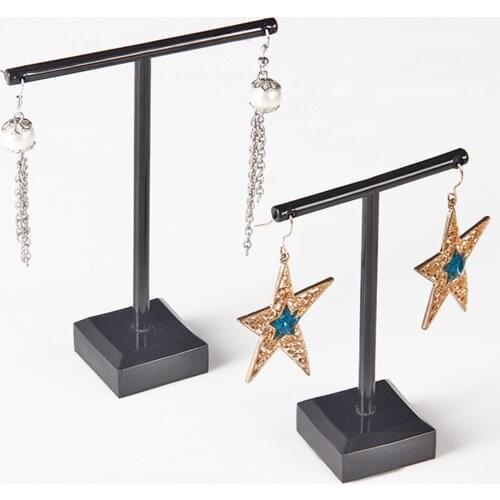 Hanging T-bar Clear Acrylic Jewelry Tree Stand Organizer Earring T Stand for Bracelet Girl Elegant & Rustic Gift for Any Girl