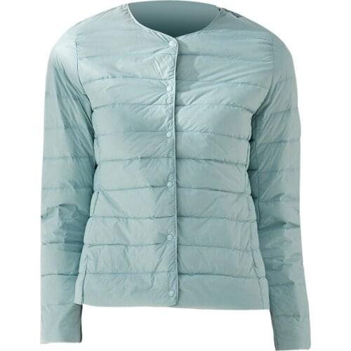 Womens Down Jackets Plus Coats Ultra Light Duck Down Women Matt Fabric Lightweight Coat Warm Female Windbreaker Parka