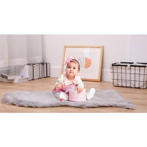 Warm Knit Newborn photography Blanket Basket Stuffer Mongolia Fur Photography Props Newborn Photography Props