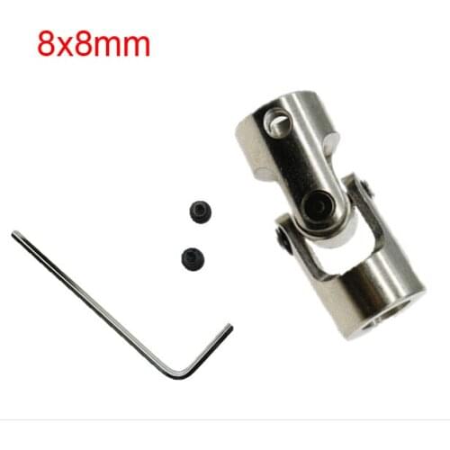 8x8mm 8x10 universal joint coupling redirector Steering Gear diverter binding head adapter connector union Cardan joint U-joint