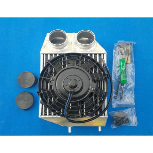 High Performance FULL ALUMINUM INTERCOOLER + FAN FOR Renault 5 R5 GT turbo SUPER CAPACITY