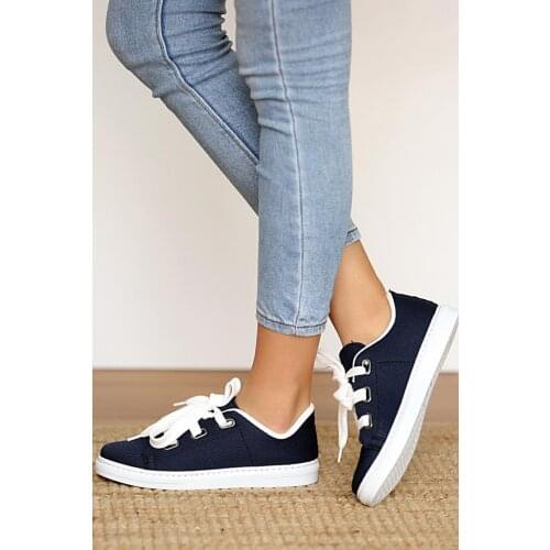 Pink Potin Women Shoes A320-20Lacivert Linen