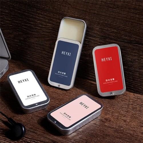 20g Women Perfume Plant Solid Girl Perfumes Magic Balm Metal Box Easy To Carry Body Fragrance Alcohol-free Deodorant Scented