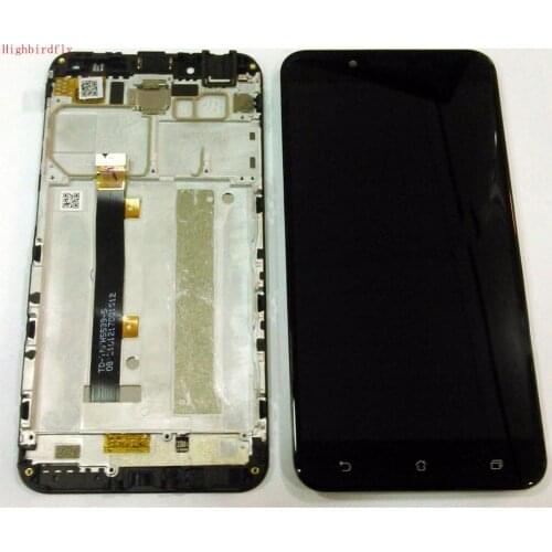 For Asus Zenfone 3 Max Zc553KL X00DD Lcd Screen Display+Touch Glass Digitizer Frame Assembly Repair Lcds