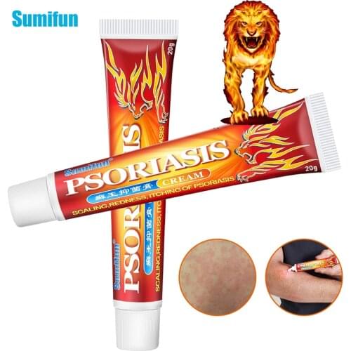 1Pcs 20g Psoriasis Antipruritic Cream Eczema Dermatitis Treatment Antibacterial Ointment Chinese Herbal Anti-itch Medical Plaste