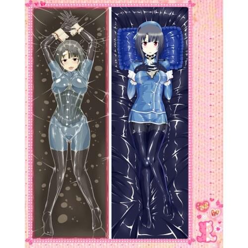 Anime Cartoon Collection Peachy Poly Microfabric Double Bolster Hugging Pillow Case Cover No.59074