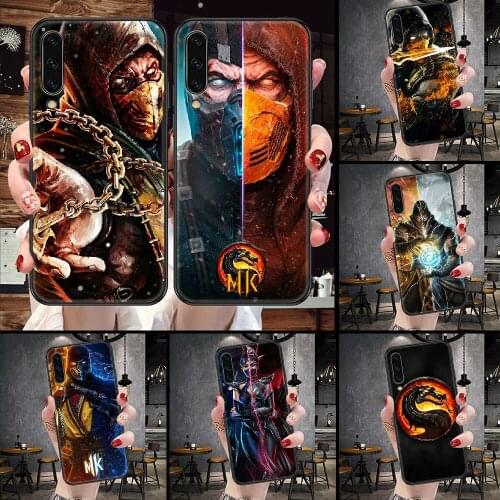Hot Mortal Kombat Phone Case For Samsung Galaxy A 10 12 20E 21S 30 32 40 50 51 52 70 71 72 5 6 7 2016 2018 black luxury back