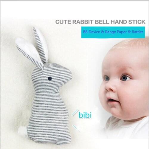 Baby Rattle Toys Animal Cute Rabbit Hand Bells Plush With BB Sound Gift Christmas Doll WJ580