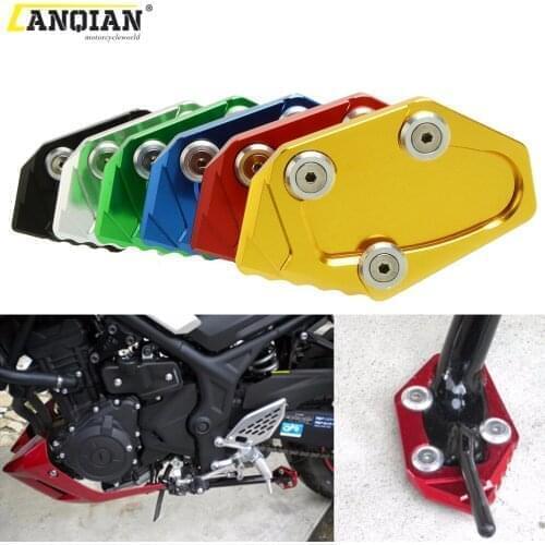 FOR YAMAHA MT-25 MT25 MT 25 2015 2016 Motorcycle Accessories Kickstand Support Plate Kick stands Foot Side Stand Extension Pad