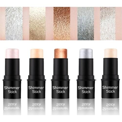 Customized Private Label Highlighter Contour Stick Facial Bronzer 3D Makeup Shimmer Shiny Glow Illuminator Cosmetics Wholesale