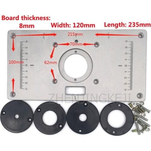 Woodworking Tools Flip Board Electric Accessories Slotted Home Trimmer Engraving Machine 45 Degree Bevel V Slot Aluminum Alloy