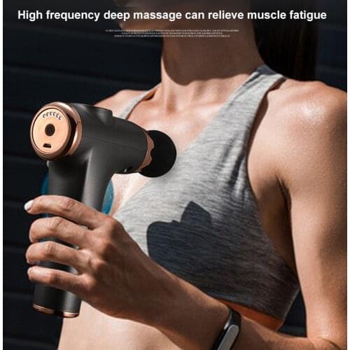 Mini Massage Gun Muscle Relaxation Pain Relief USB Rechargeable Back Massager Guns For Fitness Vibrating Fascia Gun Health Care