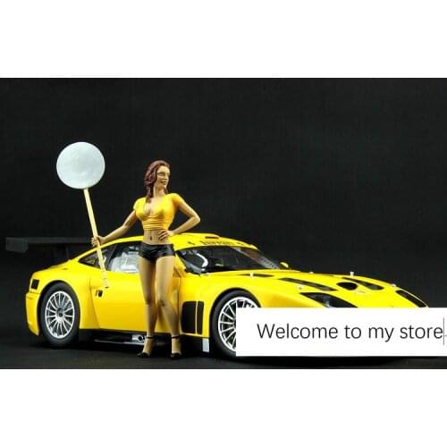 Car model scene 1:18 car girl dolls out of print