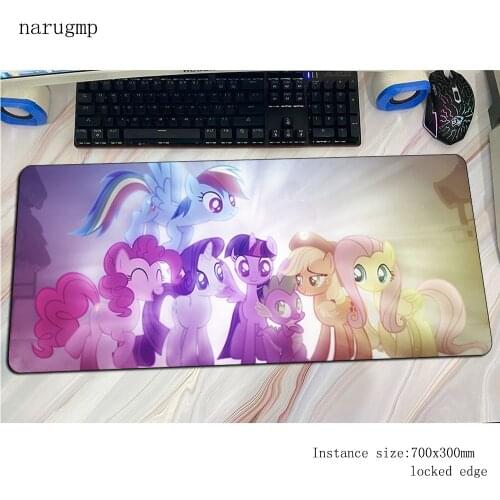 My little pony mats 900x400x3mm hot sales gaming mouse pad big keyboard mousepad cute notebook gamer accessories padmouse mat