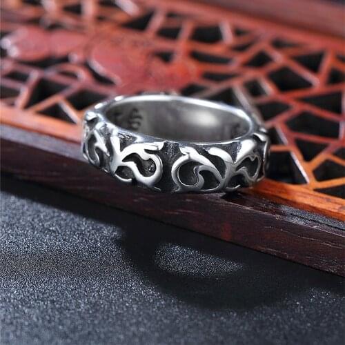 Vintage Stainless Steel Rings for Men and Women 6MM Wide Style Simplicity Jewelry