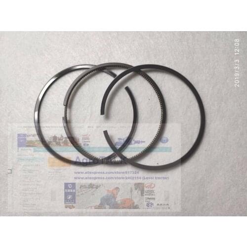 Set of piston rings for Foton tractor with Lovol power, part number: T3136J051+T3136X021+T3137N021