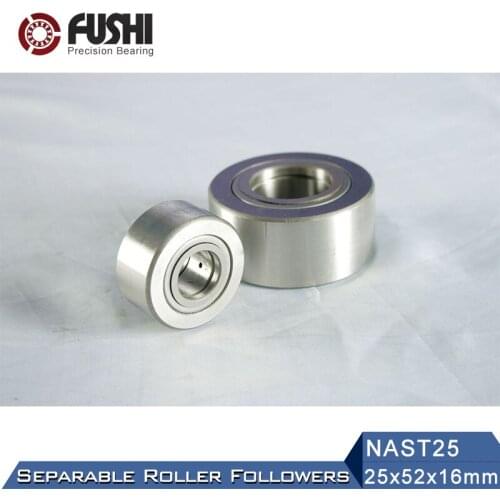 NAST25 Roller Followers Bearing 25*52*16mm ( 1 PC ) Separable Type NAST 25 R Bearings Free Shipping