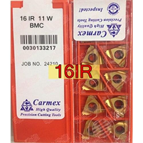 16IR 11W 14W 19W BMC Carmex Threaded carbide inserts Processing: alloy steel, etc Free shipping