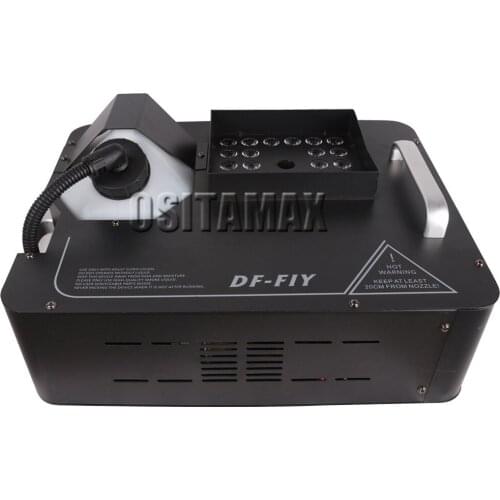 RGB 3IN1 Fog Machine Equipment 1500w remote fogger stage effect lighting full color dj fog vertical fog lighting