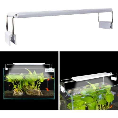 Senzeal High Version Aquarium Led Lighting Slim Extendable Clip-on LED Light 6W/10W/13W/20W Aquarium Plant Light For Fish Tank