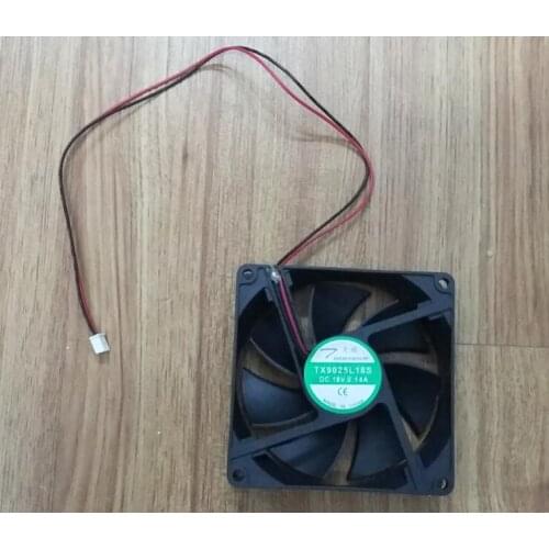Wholesale: TX9025L18S 18V 0.14A 9CM 90*90*25 2 line refrigerator temperature cabinet cooling fan