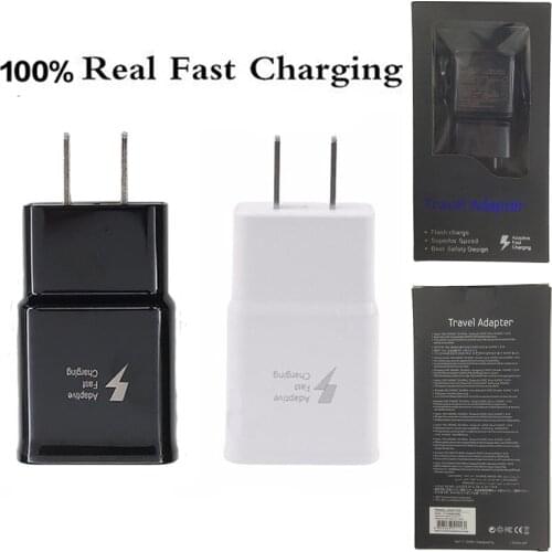 50pcs S8 Flash Charger 5V 2A 9V 1.67A Adaptive Travel Adapter For iPhone Samsung Android Device Fast Charge With LOGO