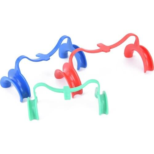 1pc Plastic Mouth Opener Dental Oral Bow Shaped Mouth Opener Teeth Whitening Orthodontic Tool Random Color