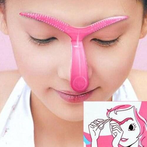 10pcs Makeup Tools DIY Eyebrow Template Upgraded Professional Stencil Salon Latest Edition Beauty Necessaries 3 Colors
