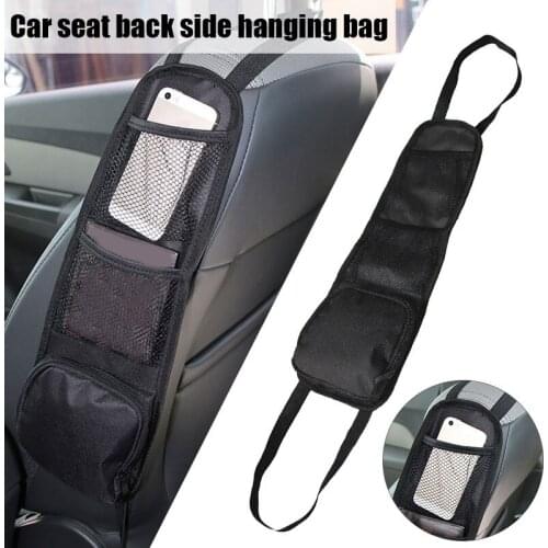 Car Seat Side Back Storage Organizer Mesh Multi Pocket Hanging Bag Holder Pouch M8617
