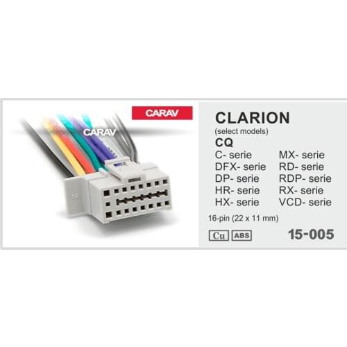 CARAV 15-005 Car ISO Harness Head Cable for PANASONIC CQ Stereo Radio Wire Adapter Plug Wiring Connector Cable