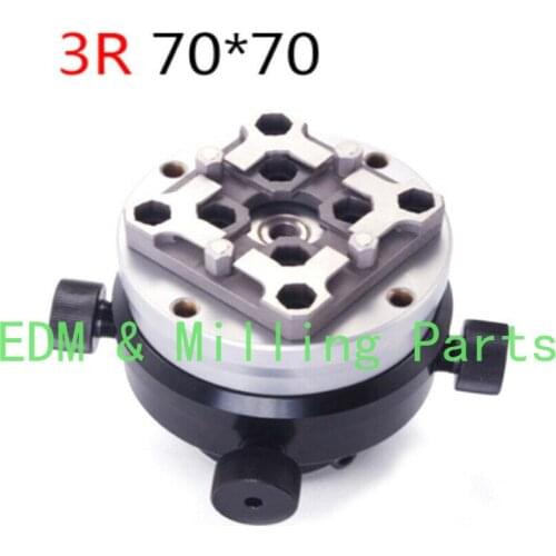 CNC 3R 70*70mm Adjustable EDM Electrode Holder Calibrating Head Fit For EDM Spark Machine
