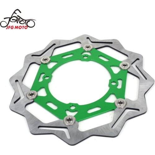For KAWASAKI KX125 KX250 2006 2007 2008 KLX450R 07-15 KX450F KX KXF 125 250 KLX 450R Motorcycle 270MM Floating Brake Disc Rotor