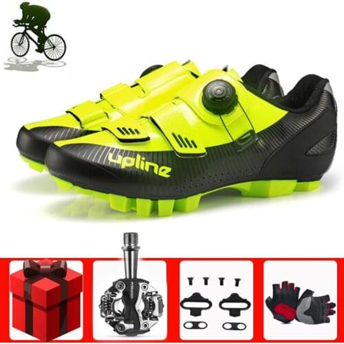 Men Cycling Shoes Sapatilha Ciclismo Mtb Mountain Bike Self-locking Breathable Men Sneakers Women Triathlon Racing Bike Shoes