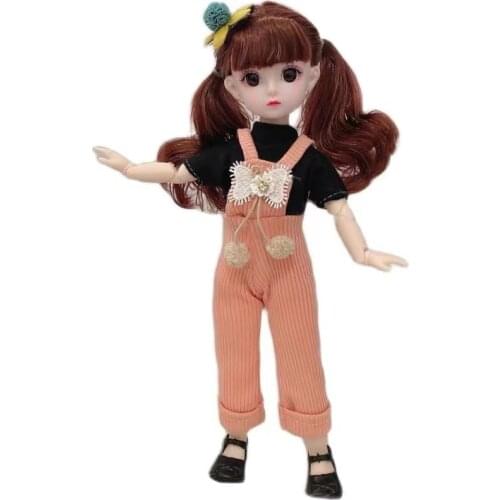 30cm BJD Doll Princess Set with Accessories Clothes 3D Eyes 21 Movable Joint Doll Childrens Doll Toy For Girls Gifts