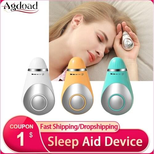 Microcurrent Sleep Aid Instrument USB Charging Sleep Device Hypnosis High Pressure Relief Massage Relaxation CE Certificate