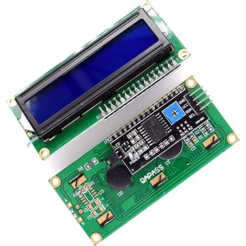 LCD1602+I2C LCD 1602 module Blue screen PCF8574 IIC I2C for arduino LCD1602 Adapter plate Module
