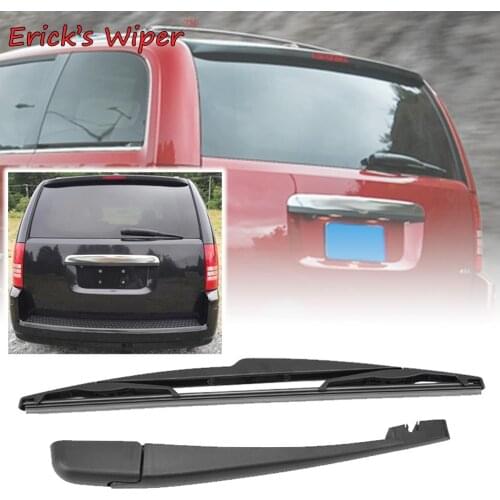Ericks Wiper 14" Rear Wiper Blade & Arm Set Kit For Chrysler Town & Country 2008 2009 Windshield Windscreen Rear Window