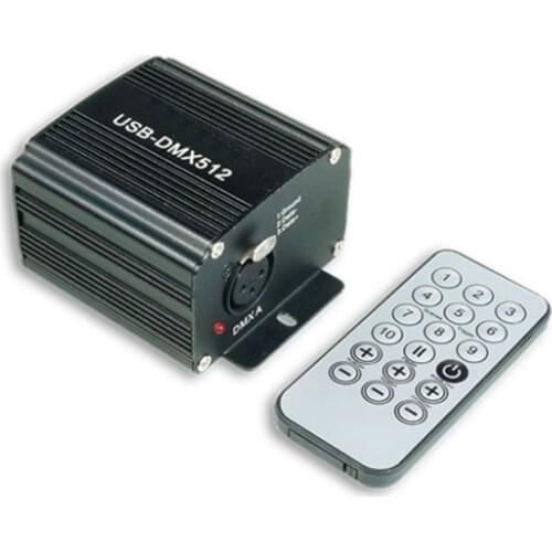 New Led DMX Master Controller IR Wireless Remote 512 Channel RGB Strip Control Mini-USB XLR-3 Port 120 Steps DMX512 Control