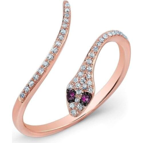 Snake shape open ring Midi Knuckle fashion women lady jewelry 2019 wholesale