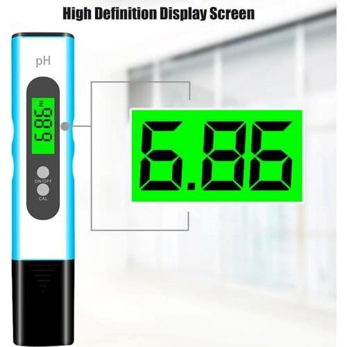 Backlight PH Test Pen High Precision Portable PH Detecting Instrument Fish Tank PH Tester