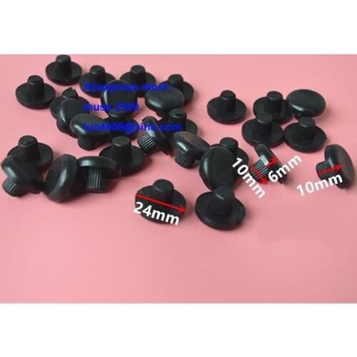 For round dia 10 mm hole plug White black semi clear plastic hole inserting pad cover cap sofa chair desk feet damper cabinet
