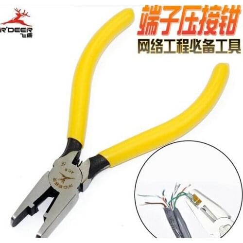 R'DEER hongkong made 6" 150mm telecommunication press connection pliers electric tools NO.AC-6
