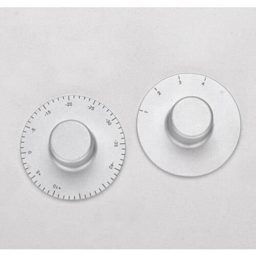 Cello knobs All Aluminum amplifier audio Knob Diameter 50MM height 24MM Dial Knob