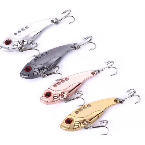 New Arrivals Fishing Lures 3g/7g/11g Metal VIB Bait Vibrations Spoon Trembling Spinner Wobblers
