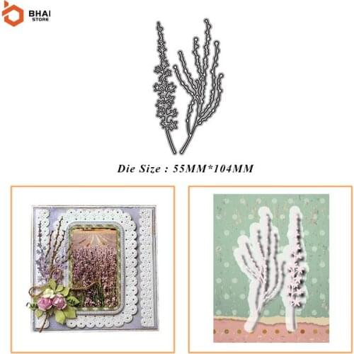 Carbon Steel Metal Cutting Die DIY Two Bunches Flowers Suitable for decorative Scrapbook Album Festival Card Making 2021